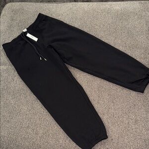 NWT PINK Victoria's Secret Black Joggers